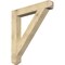 Ekena Millwork Traditional Craftsman Rough Sawn Bracket, Douglas Fir, 6"W x 44"D x 48"H BKT06X44X48TRA04RDF - alternate 1